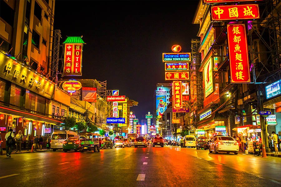 Chainatown and Yaowarat Road